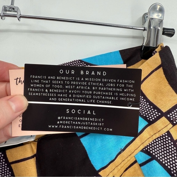 Francis + Benedict Moubarak Art Deco Art to Wear Midi Pleated A-Line Skirt S - Picture 6 of 10